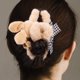 thumbnail image 4 of BRIGHTFUFU Pinza para el pelo para mujer, pinza para el pelo, pinza para el pelo de conejo peludo, Herramienta de Peinado, accesorio para el cabello, 4 of 7
