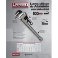thumbnail image 2 of Llave Stillson® De Aluminio 24 Uso Industrial 824AUR Urrea 824AUR, 2 of 3