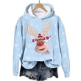 thumbnail image 4 of Futezty Christmas Sweatshirts for Women Novelty Funny Santa Xmas Tree Graphic Pullover Tops Loose Casual Fleece Shirts, 4 of 6