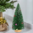 thumbnail image 7 of Vrorvz Christmas Tree Mini Christmas Ornaments Christmas Decorations Small Desktop Decoration Stable Wood Base for Home Office Party Door Decor 9.8 in Green, 7 of 7