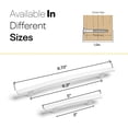 thumbnail image 6 of Figo Home Kitchen Cabinet Handles - 3" Hole to Hole, 5" Length Drawer Handles (White, Small), 6 of 6