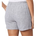 thumbnail image 2 of Briggs Women's Linen Blend Short XXL Navy, 2 of 2