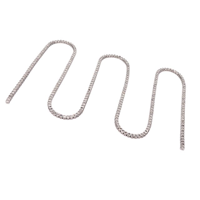 Cadena de diamantes de imitación para manualidades cadena de garra de diamantes de imitación de 4 mm de longitud lateral para marcos de fotos para zapatos ANGGREK Otros
