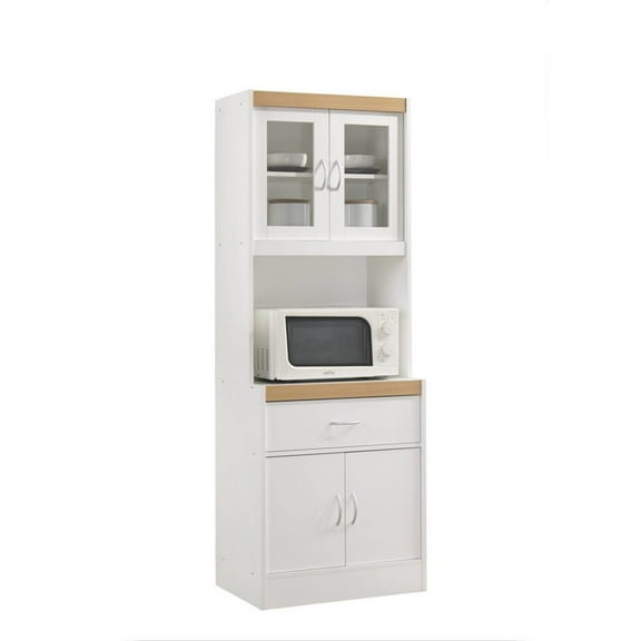 Retro Kitchen Cabinet White Storage Hutch - Maykoosh Renaissance Style Island