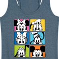 thumbnail image 3 of Mickey & Friends - Mickey Friends Grid - Women's Racerback Tank Top, 3 of 5
