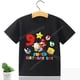thumbnail image 3 of Camiseta con número de Mario para niño, ropa de cumpleaños, camisetas de algodón para niños, camisetas de juego de dibujos animados, camiseta digital de verano para bebé, 3 of 5
