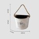 thumbnail image 3 of Metal Hanging Flower Pot for Indoor Wall Decor, 3 of 3
