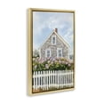 thumbnail image 2 of Stupell Industries Transitional Coastal Cottage Hydrangea Garden Gold Floating Frame Canvas Art, 21 x 31, by Sisi and Seb, 2 of 8