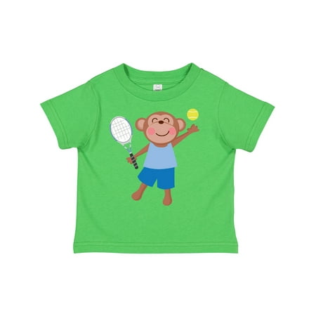 

Inktastic Tennis Monkey Kids Gift Toddler Boy Girl T-Shirt