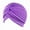 Purple, variant on Purple Headband for Women 1 Stretch Turbans Pleated Headwraps Assorted Colors Head Hair Covers Solid Head Coverings for Women Girls Sleeping Head Accessories