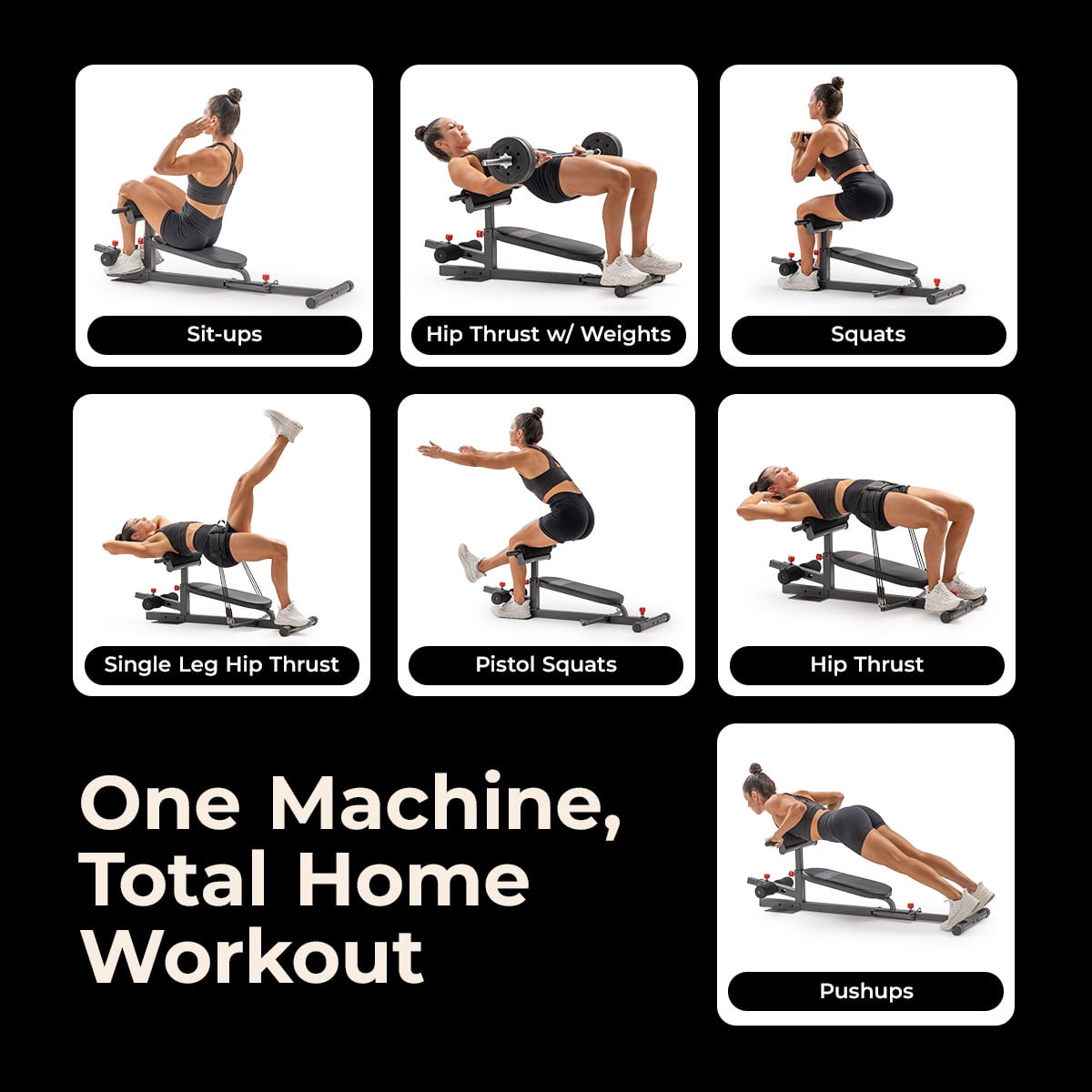 Sunny Health & Fitness Multifunction Core & Glute Trainer SF-BH625020