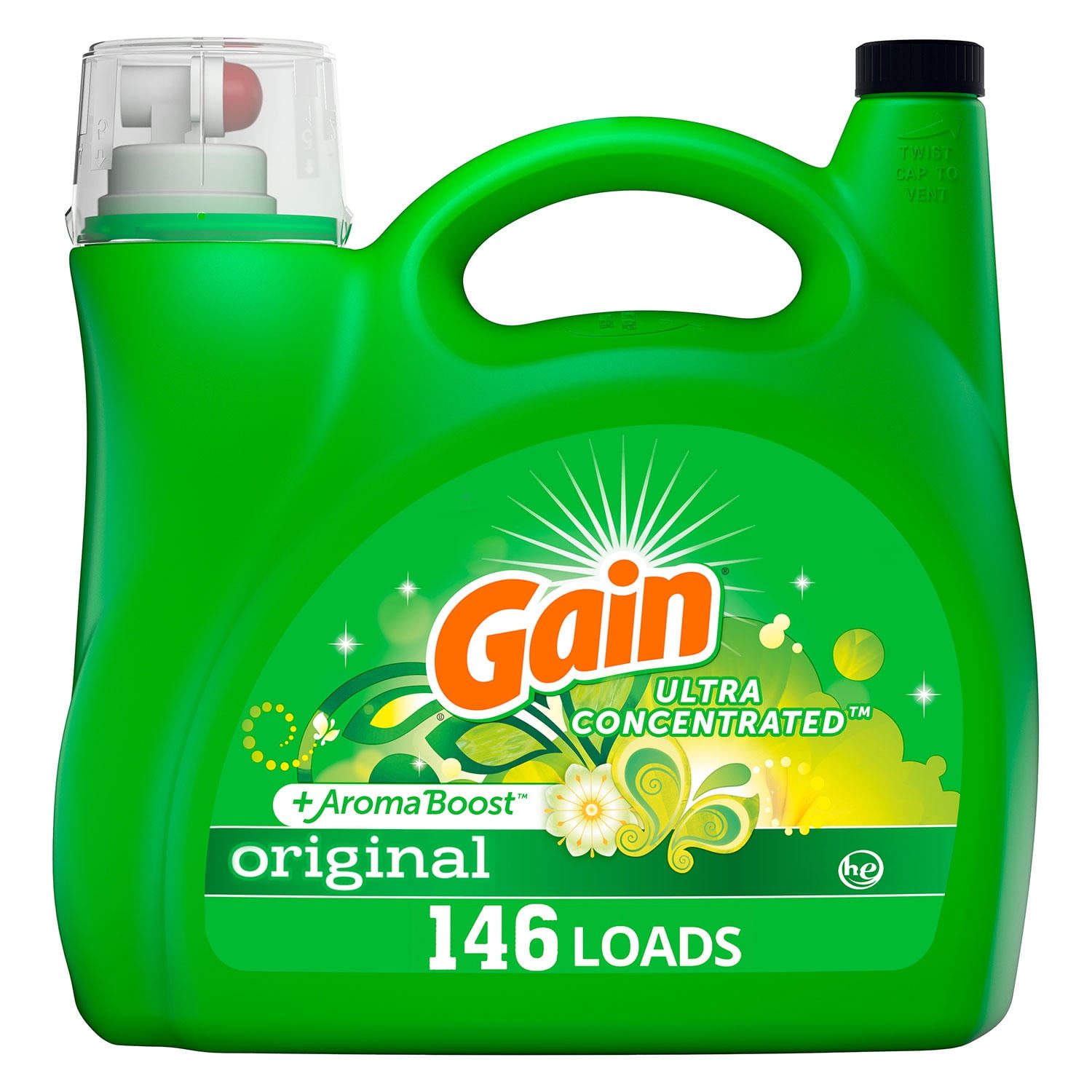 Gain + AromaBoost Ultra Concentrated Liquid Laundry Detergent, Original