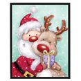 thumbnail image 2 of 11CT impreso bordado completo Santa Claus ciervo costura DIY Kit de punto de cruz Tmvgtek decoración de arte en el hogar, 2 of 9