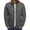 Grey, variant on EGNMCR Jackets for Men Men's Solid Color Jacket Cotton Padded Jacket Fashion Cotton Padded Jacket Men's Warm Cotton Padded Jacket