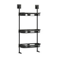 thumbnail image 2 of Bathroom Storage Rack, Multifunctional Sink Shelf with 3 Tiers and Hooks, Plastic Wall Mounted Organizer for Toiletries and Cosmetics, Space Saving Design for Small Bathrooms and Kitchen, 2 of 6