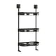 thumbnail image 2 of Estante de almacenamiento de pared para baño | Estante multifuncional de 3 niveles para fregadero y cocina | Organizador de plástico con ganchos, 2 of 6