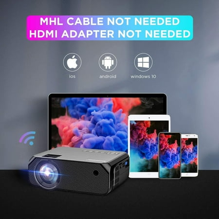 bomaker projector mirroring projektor projectors projecteur ios miracast upgraded gc555 samsung beamer nativa risoluzione vga aggiornato proiettore videoproiettore jandkcabinetry 720p