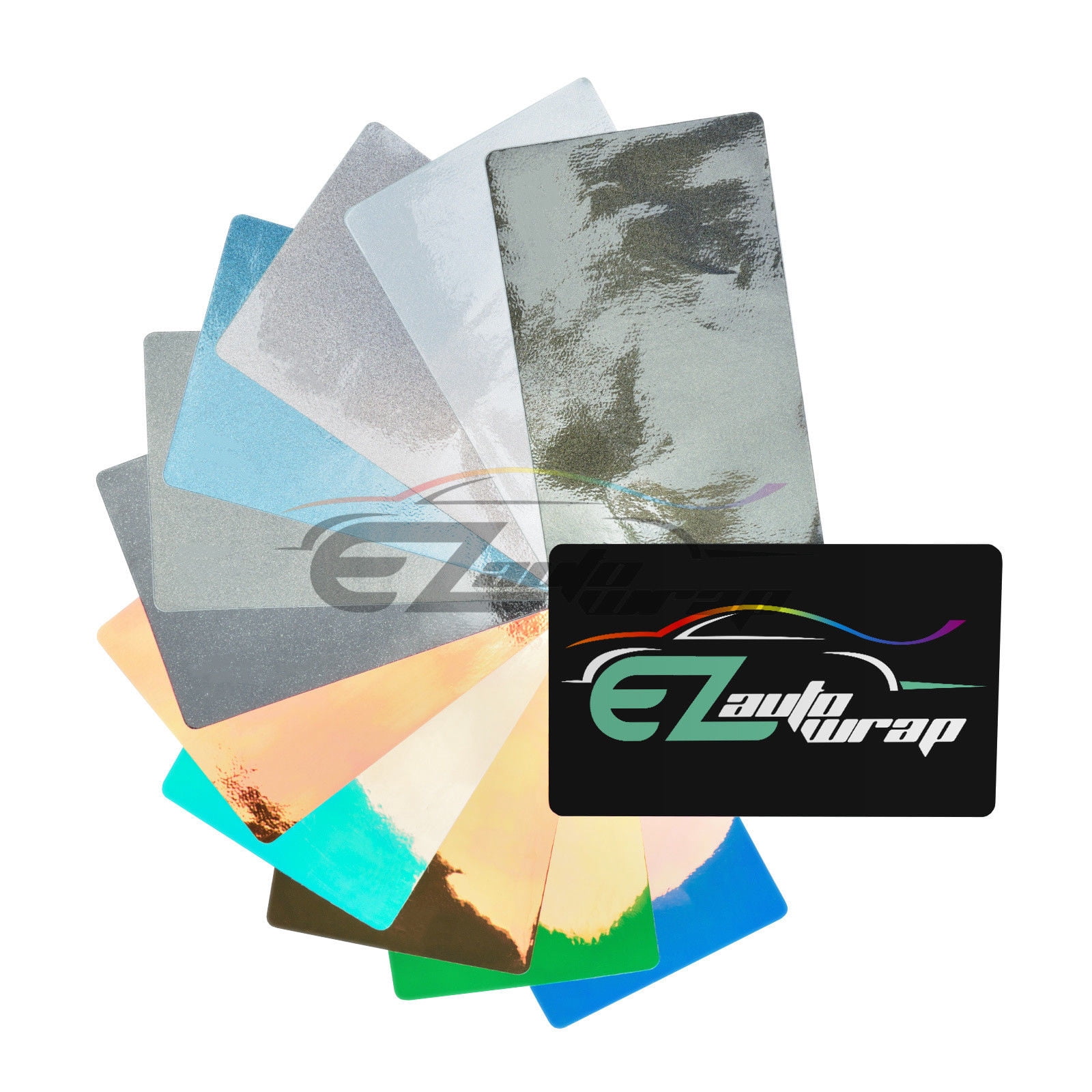 36"x60" Psychedelic Gray Gloss Metallic Rainbow Holographic Vinyl Wrap Sticker