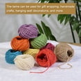 thumbnail image 5 of Uxcell 82ft Jute Twine 0.04inch 3 Ply Natural String for DIY Crafts Fruit Green 5Pack, 5 of 7