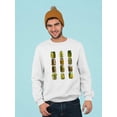 thumbnail image 2 of Pickle Jars Sweatshirt Men's -SmartPrintsInk Designs, 2 of 4