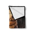 thumbnail image 2 of Cookie Soft Flannel Fleece Throw Blanket, Homemade Brown Baked Doughy Goods and Crumbs Dessert Focused Treats Cooking Theme, Cozy Plush for Indoor and Outdoor Use, 50" x 70", Multicolor, by Ambesonne, 2 of 5