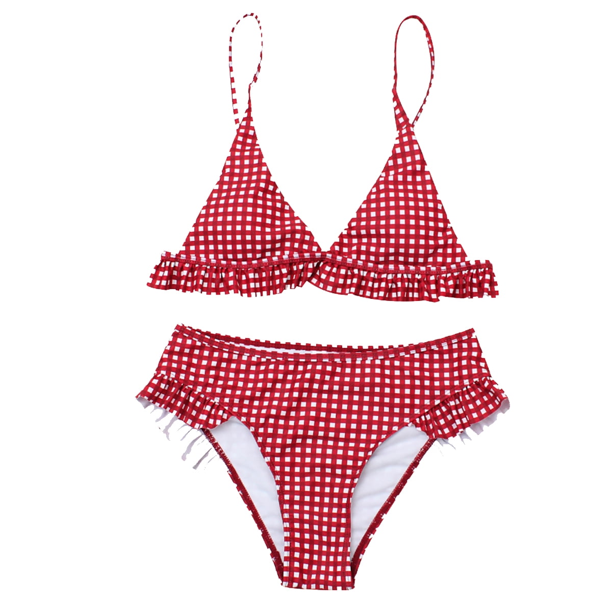 push up ruffle bikini