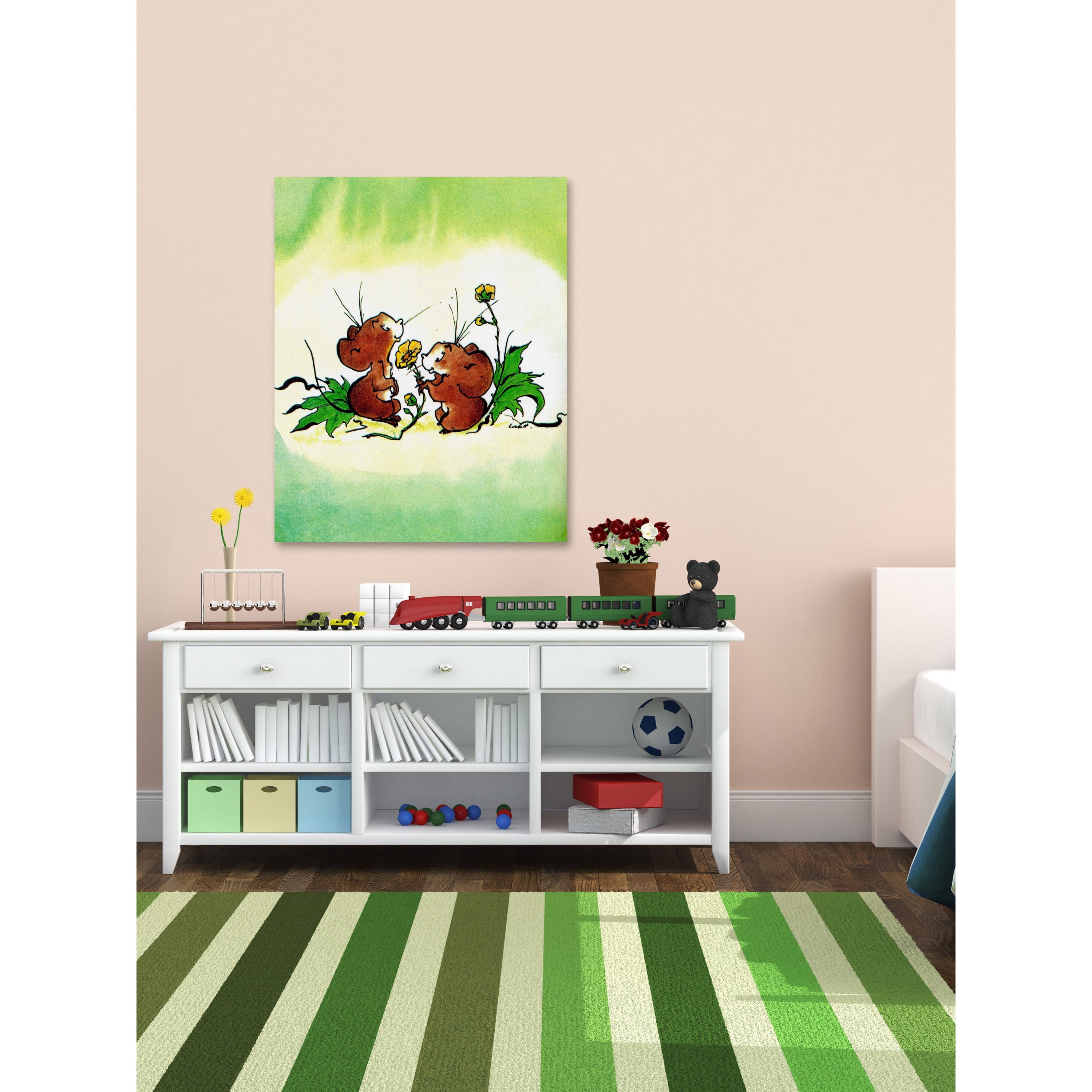 Marmont Hill "Mouses" by Curtis Painting Print on Canvas