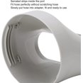 thumbnail image 4 of Air Conditioner Exhaust Hose Adapter Window Sealing Plate Vent Tube Connector Dia 5.9in, 4 of 8
