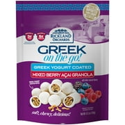 Rickland Orchards On the Go! Greek Yogurt Coated Mixed Berry Acai Granola, 6.5 Oz.