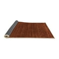 thumbnail image 2 of Ahgly Company Indoor Square Abstract Orange Modern Area Rugs, 5' Square, 2 of 4