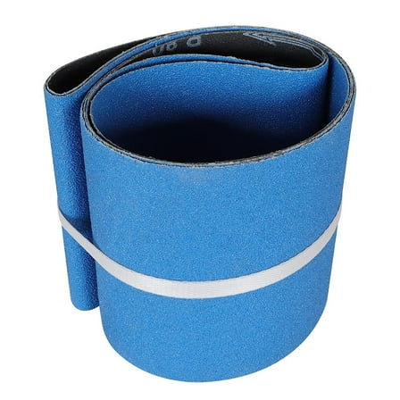 2Pcs 6 x 48 Inch Sanding Belt 80 Grit Zirconia Belt Sander Paper