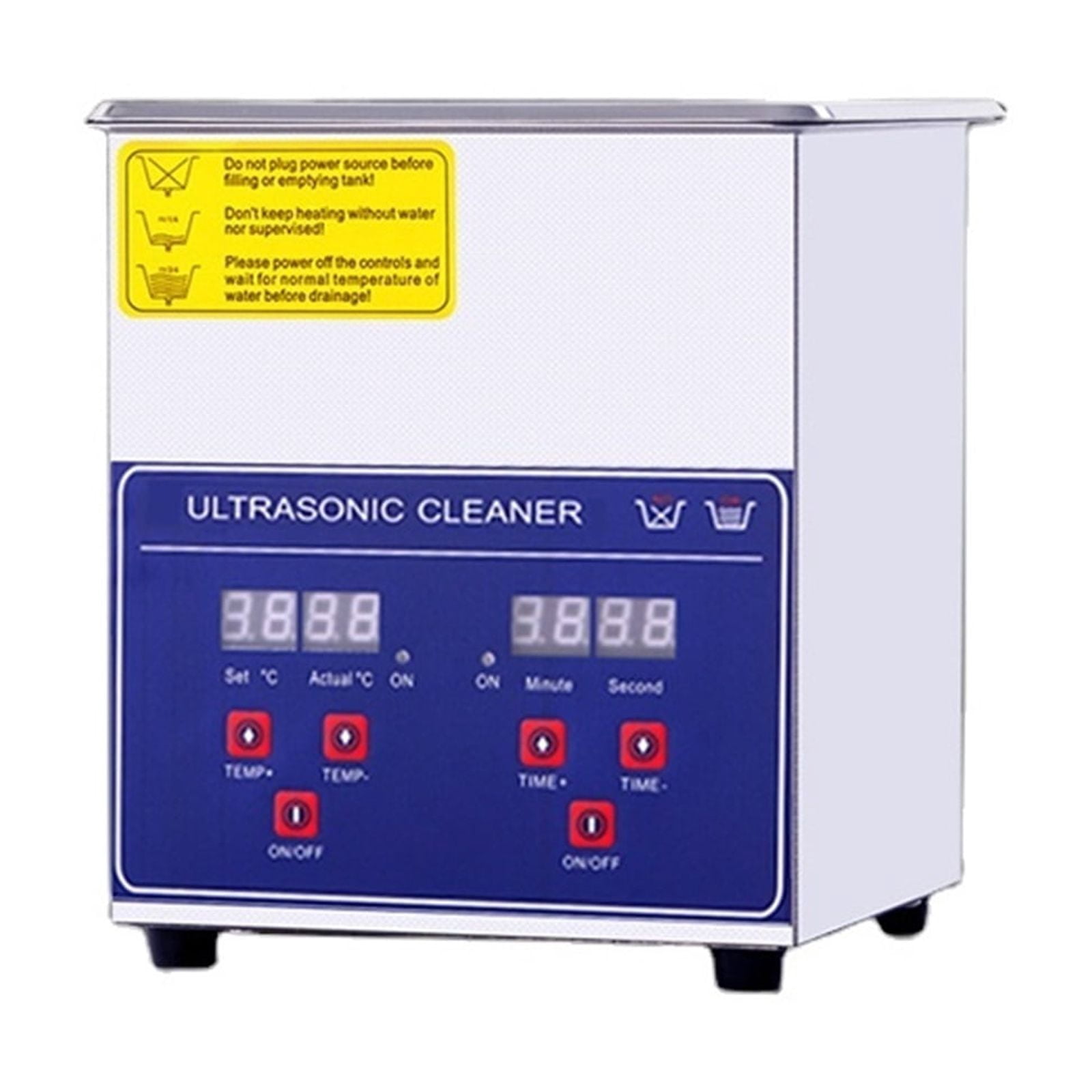 Ultrasonic Vinyl Record Cleaner 3L Ultrasonic Cleaner Jewelry Glasses Watch Cleaning Small Ultrasonic Cleaning Machine Laboratory Small Parts