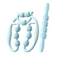 thumbnail image 3 of 2 rodillos de masaje, abrazadera circular para piernas, de mano, herramienta portátil para masaje de piernas, rodillo muscular para pantorrillas, azul, 3 of 8