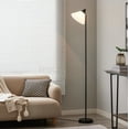 thumbnail image 3 of HonoDing Floor Lamp Standing Light,Pole Lamps for Living Room, Adjustable Head Arcylic Shade Floor Light Black, 3 of 8