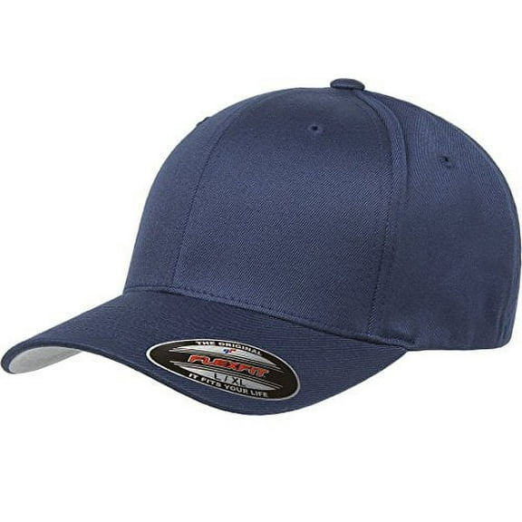 Flexfit Men's Athletic Baseball Fitted Cap, Navy, S/M