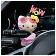thumbnail image 2 of Gafas de dibujos animados Hellokittys muñeco de peluche señal de giro del limpiaparabrisas del coche juguetes decorativos accesorios para automóviles kawaii colgante decorativo, 2 of 5
