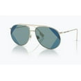 thumbnail image 2 of Burberry BE 3138 Metal Womens Pilot Sunglasses Light Gold 61mm Adult, 2 of 3