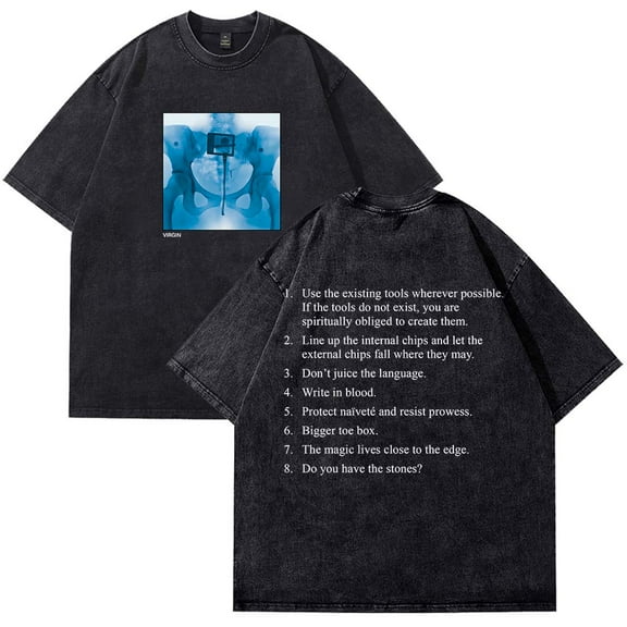 Lorde Virgin Album Merch Cotton T-Shirt Wash Tee Women Men Short Sleeve Crewneck Tee