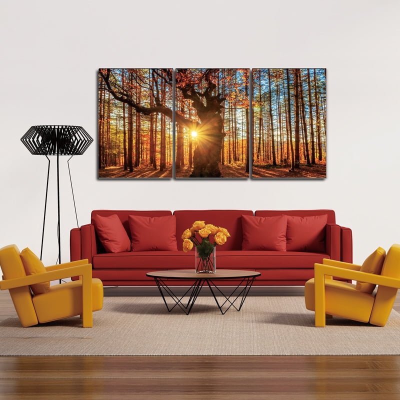 8x10 Envision Nature in your own space  showcasing Vibrant and Tranquil Inspirational Beauty Set of 4 Peaceful and Beautiful Waterfall : Modern Art Decor Unframed Photo Prints
