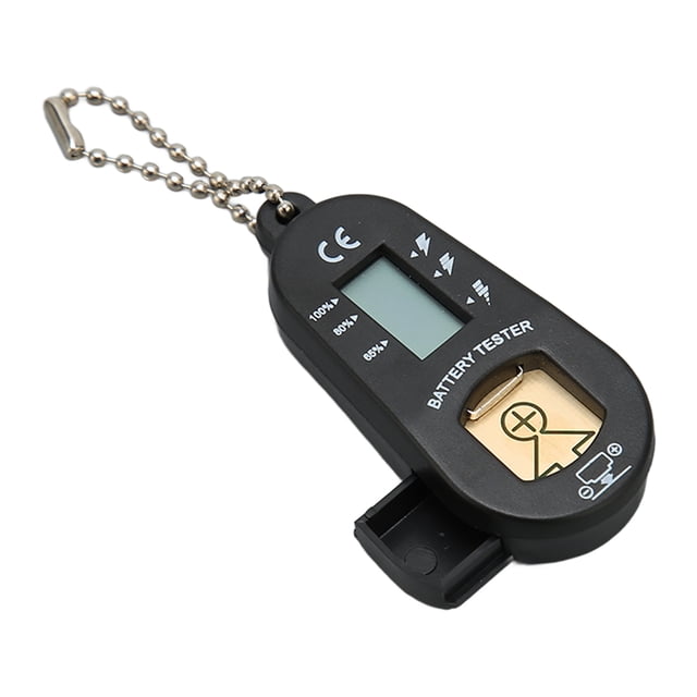 Digital Battery Checker, Portable Stable Performance High Efficiency Button Cell Battery Checker Lightweight Digital LCD Display for Button Batteries