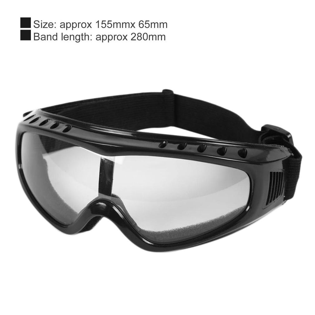 Z87 Paintball airsoft Motorcycle Goggles Clear Lens Cycling Carpenter Auto Body 