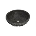 thumbnail image 5 of Novatto Absolute Stone Circular Vessel Bathroom Sink, 5 of 5
