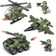 thumbnail image 3 of Juego de juguetes de construcción, juego de vehículos de tanque de transporte militar, juguetes creativos del ejército kaili Sencillez, 3 of 4