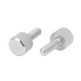 thumbnail image 3 of Computer PC Case Stainless Steel Flat Head Knurled Thumb Screw M4 x 12mm 5pcs, 3 of 5