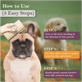 thumbnail image 4 of SleekEZ Dog Brush for Shedding & Grooming, Deshedding Tool for Short & Long Haired Dogs, Dog Comb, 5 Inches Long, 4oz Weight, 4 of 9