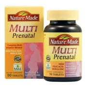 Nature Made Multi Vitamin Prenatal Tablets For Pregnant And Lactating Women - 90 Ea