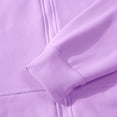 thumbnail image 7 of Women 2 Piece Fleece Tracksuit Zip Up Long Sleeve Hoodies Elastic Waist Joggers Fall Athletic Running Casual Outfits S-3XL, 7 of 7