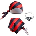 thumbnail image 6 of Girls Pirate Costume with Accessories Halloween Buccaneer Princess Outfit Set, Size 3-4, 6 of 7