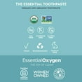 thumbnail image 5 of Essential Oxygen Certified Organic Toothpaste, Fluoride-Free, Enamel-Safe, Gentle Whitening, Peppermint, 4 oz, Pack of 3, 5 of 7