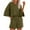 AA-Army Green, variant on QATAINLAV Summer Two Piece Outfits for Women 2025 Matching Set Loose Casual Short Sleeve Tops and Elastic Waist Shorts Lounge Sets with Pocket Army Green XL